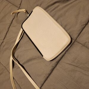 Elegant Cream Crossbody Bag